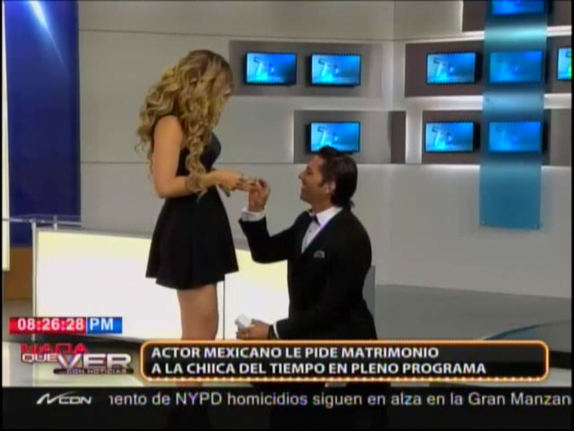 Alfonso “Poncho” De Nigris Le Propone Matrimonio A Marcela Mistral