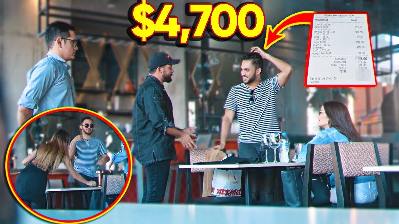 VOY SIN DINERO A RESTAURANTE FINO Y A LA HORA DE PAGAR PASA ESTO!