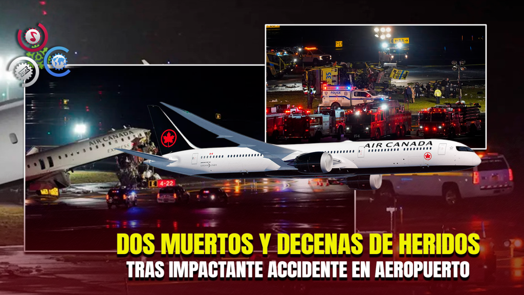 Tragedia En Nueva York: Avión De Air Canada Choca Con Camión De Bomberos En Plena Pista