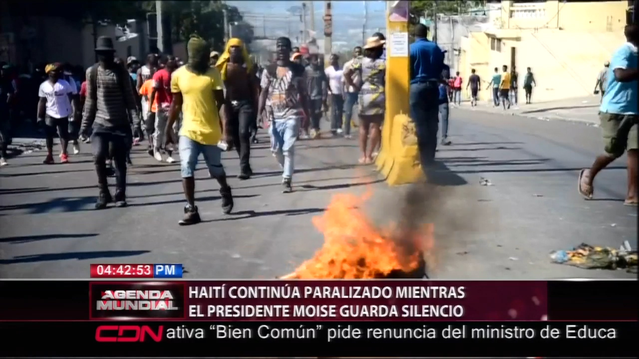 Haití Continúa Paralizado Mientras El Presidente Moise Guarda Silencio
