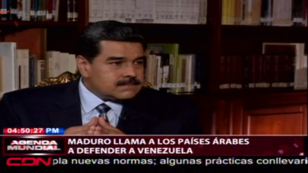 Maduro Llama A Los Paises Árabes A Defender A Venezuela
