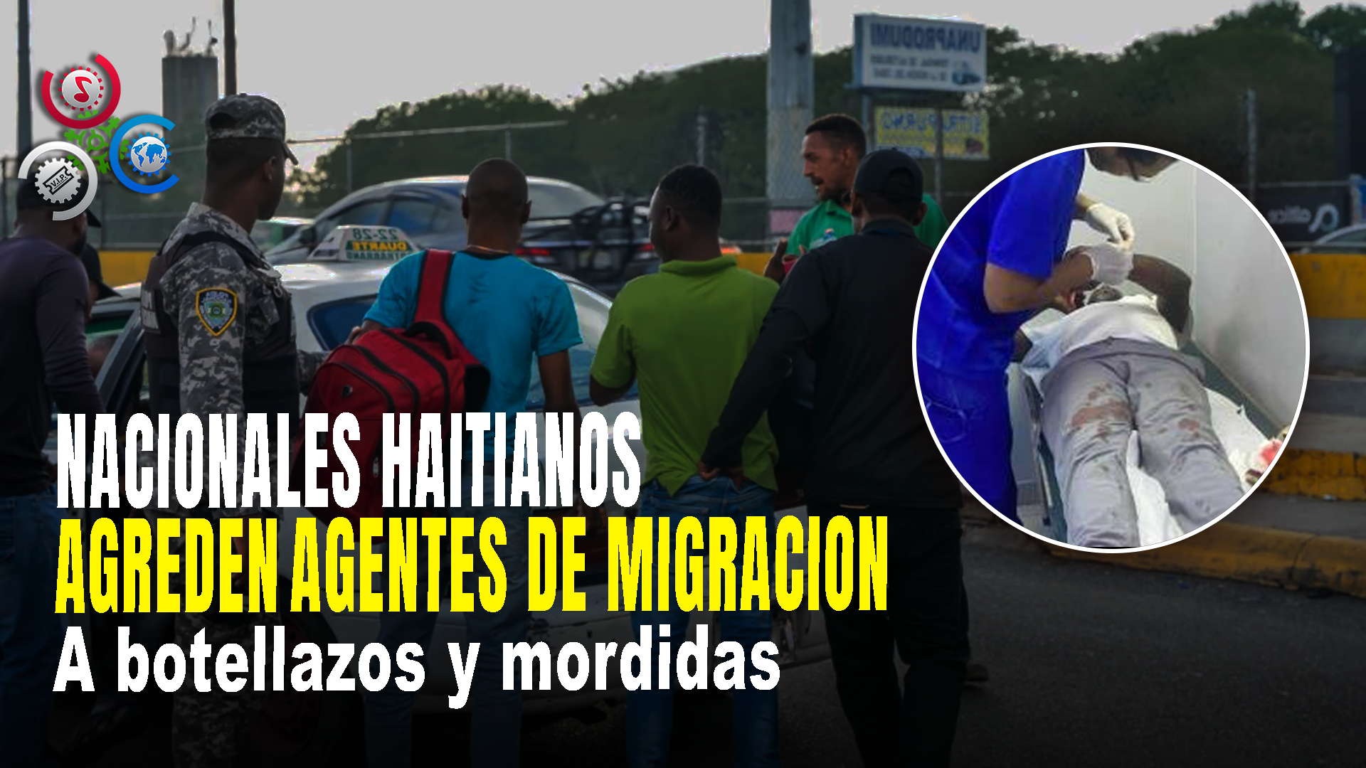 Agreden A Botellazos Agentes De Migración En Operativos En Santo Domingo Este