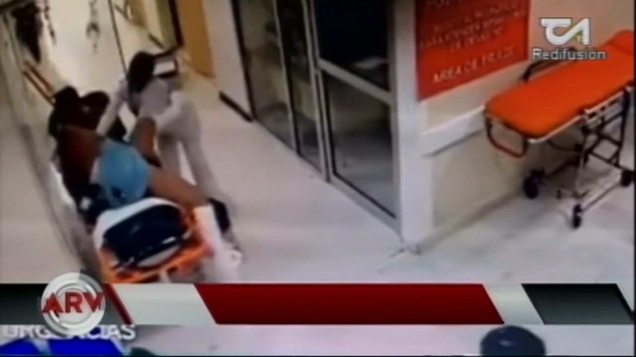 Paciente Herido Golpea Enfermera