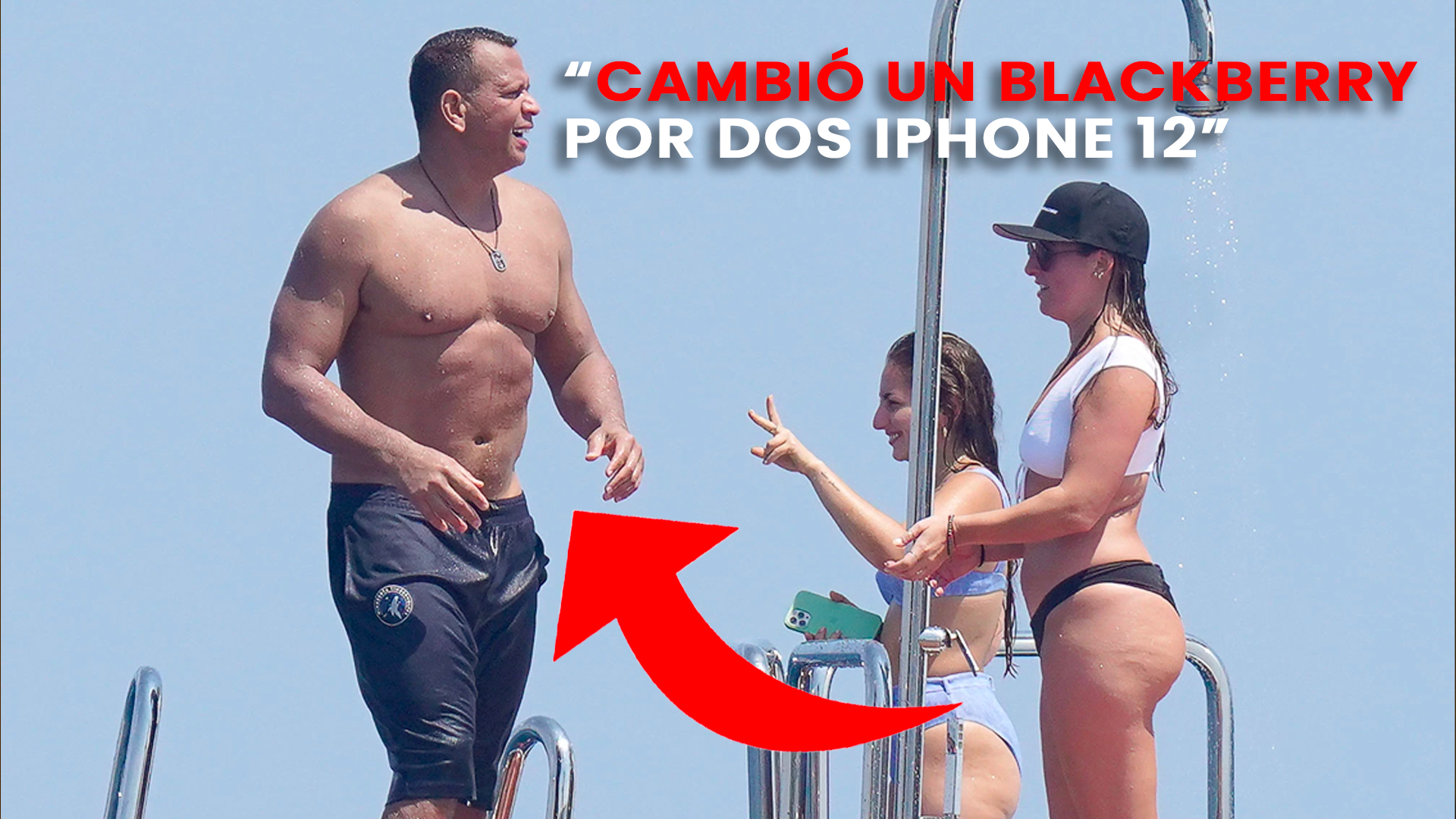 Álex Rodríguez Es Visto Con Dos Mujeres Y Dicen Que “Cambió Un Blackberry Por Dos IPhone”