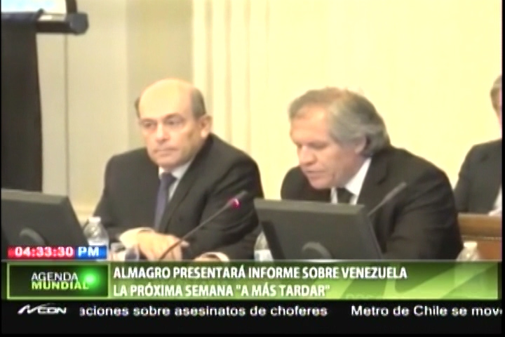 Luis Almagro Presentará Informe Sobre Venezuela