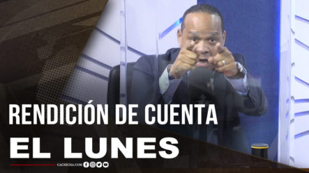 Alfredo De La Cruz Amenaza Con Hacer Rendición De Cuentas El Lunes