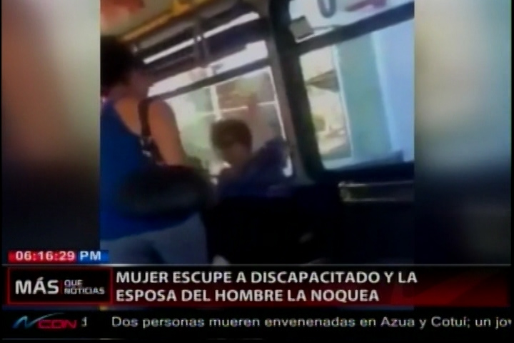 Señora Es Noqueada Tras Escupir A Un Hombre Discapacitado