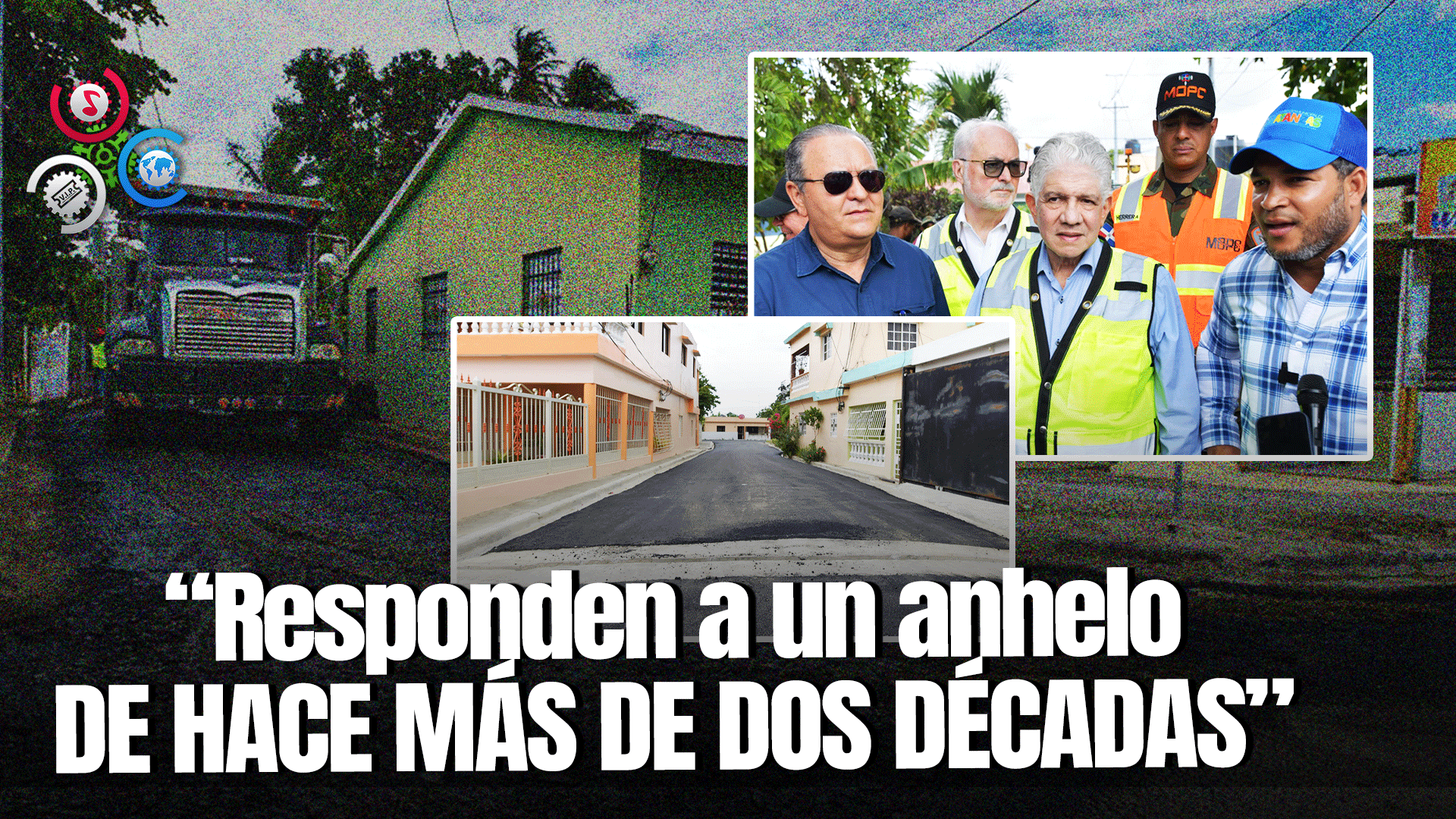 Ministerio De Obras Públicas Realiza Asfaltado De Calles En El Municipio Matanzas, Peravia