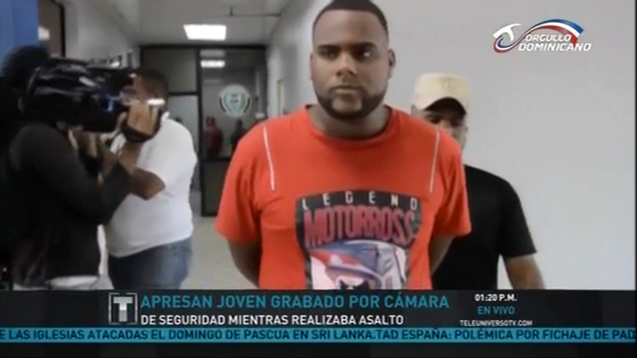 Apresan Joven Grabado Por Cámara De Seguridad Mientras Realizaba Asalto