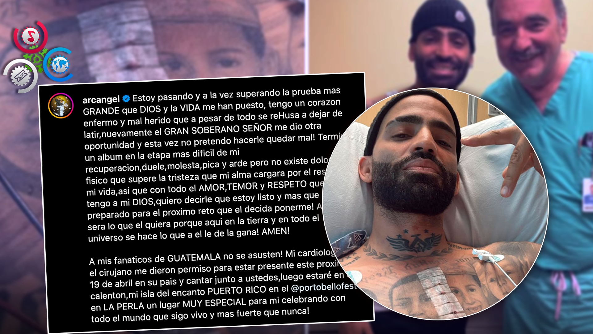 Reconocido Artista Arcángel Es Operado Del Corazón Y Agradece A Dios Por Una Nueva Oportunidad