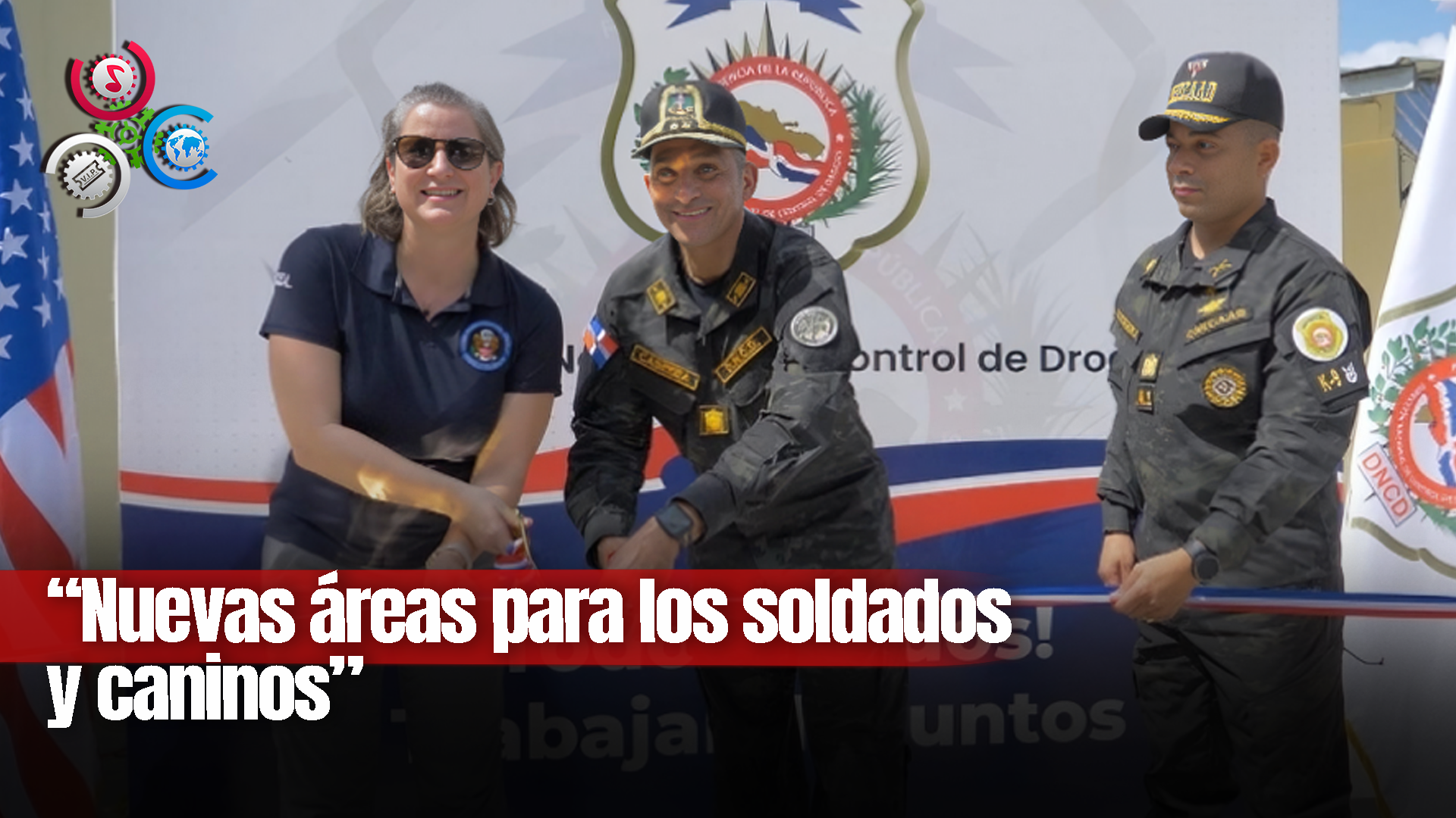 DNCD E INL Inauguran Nuevas áreas Académica Para Agentes Y Caninos De La DNCD