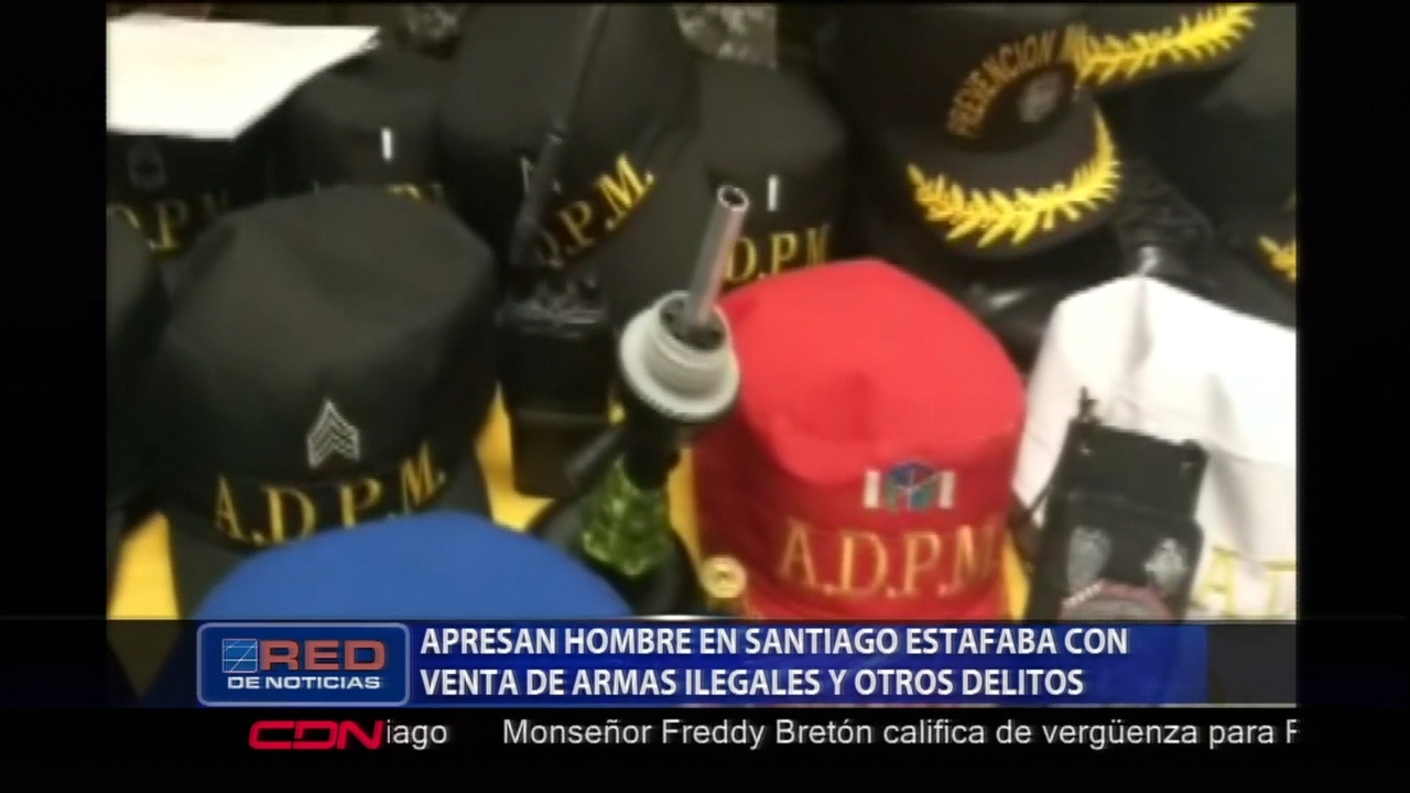 La PN En Santiago Apresaron A Un Hombre Que Se Dedicaba A Estafar Con Ventas De Armas Ilegales Y Otro Delitos
