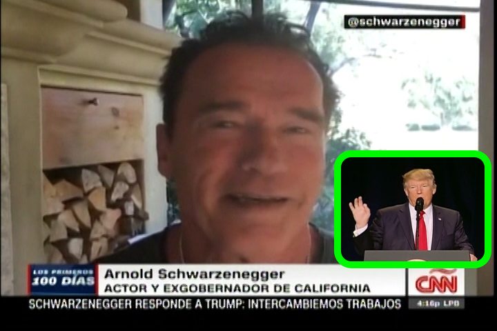Cruce De Burlas Entre Trump Y Schwarzenegger Por