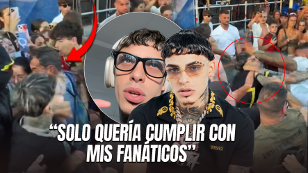 Artista “Luar La L” Le Entra A Trompadas A Seguridad Tras Ser Impedirle Entrar A Su Propio Show En Festival