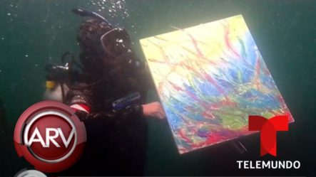 Mira Como Este Pintor Hace Obras De Arte Bajo El Mar