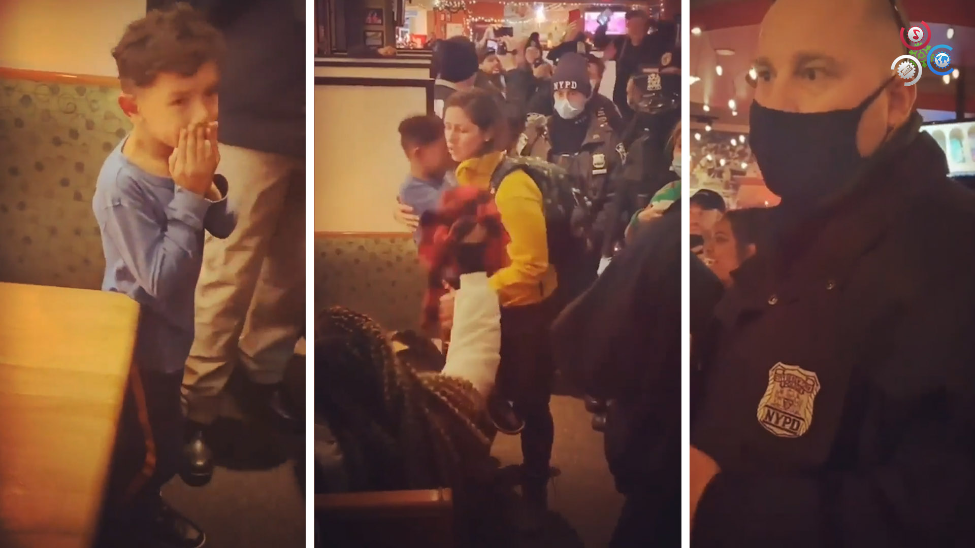 ¡Policías De New York Sacan De Restaurante A Niño De 5 Años Por No Haberse Vacunado!