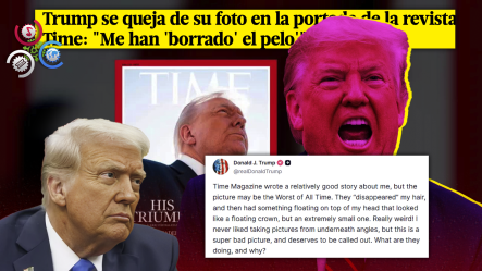 Trump Critica La Portada De Time: Asegura Que Le “borraron” El Pelo Y Llama La Foto “realmente Mala”