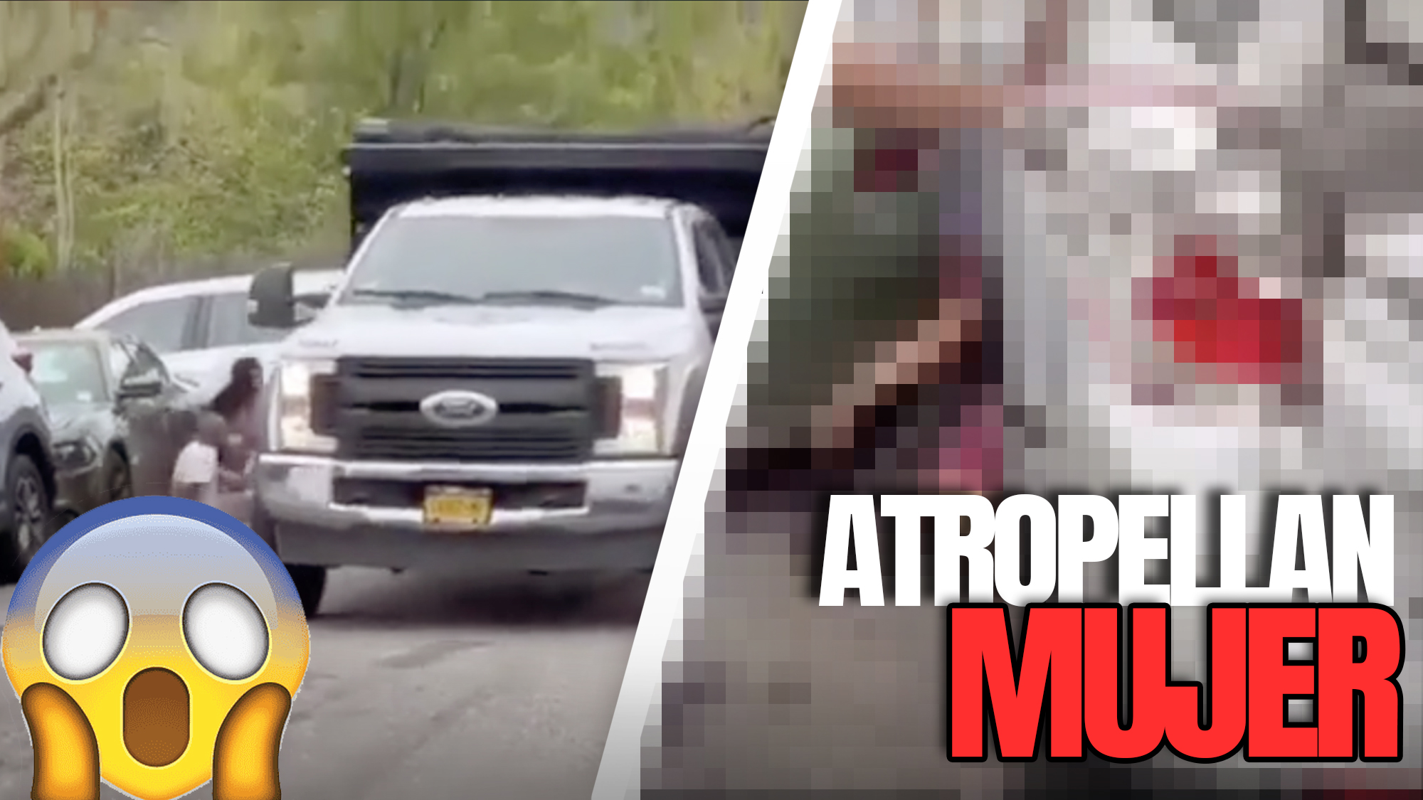 (Sensible) Mujer Es Aplastada Por Un Camión Al Momento De Este Ser Robado