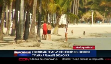 Mira Esto: Personas Acuden A Playa De Boca Chica A Pesar De Estar Prohibido