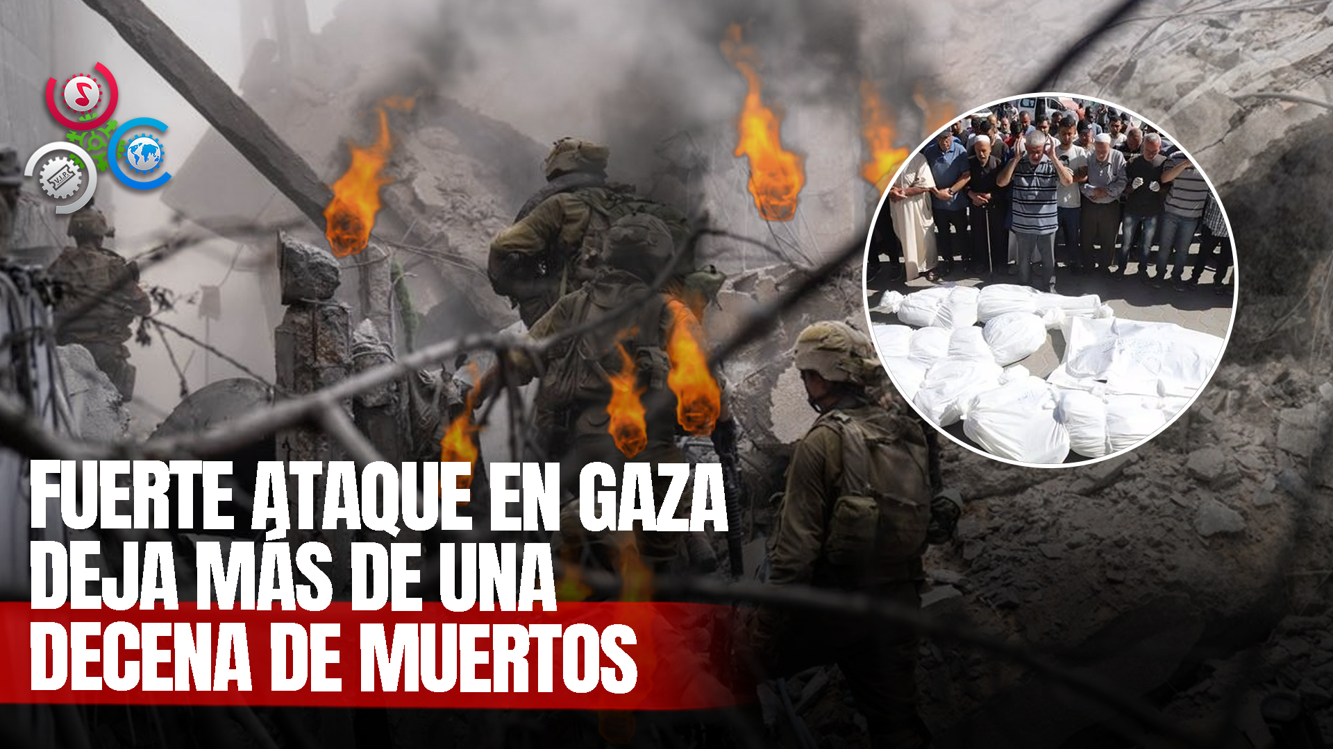 Bombardeo Israelí En Gaza Deja 22 Muertos Y 45 Heridos En Oficina De La Cruz Roja