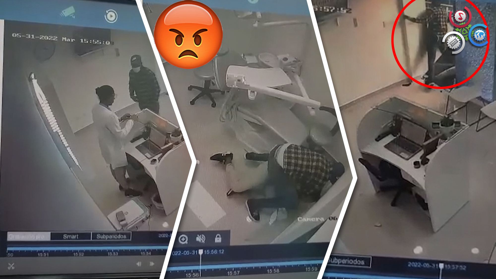 ¡Atención! Hombre Golpea Brutalmente A Joven En Consultorio Mientras Esta Lo Atendía 