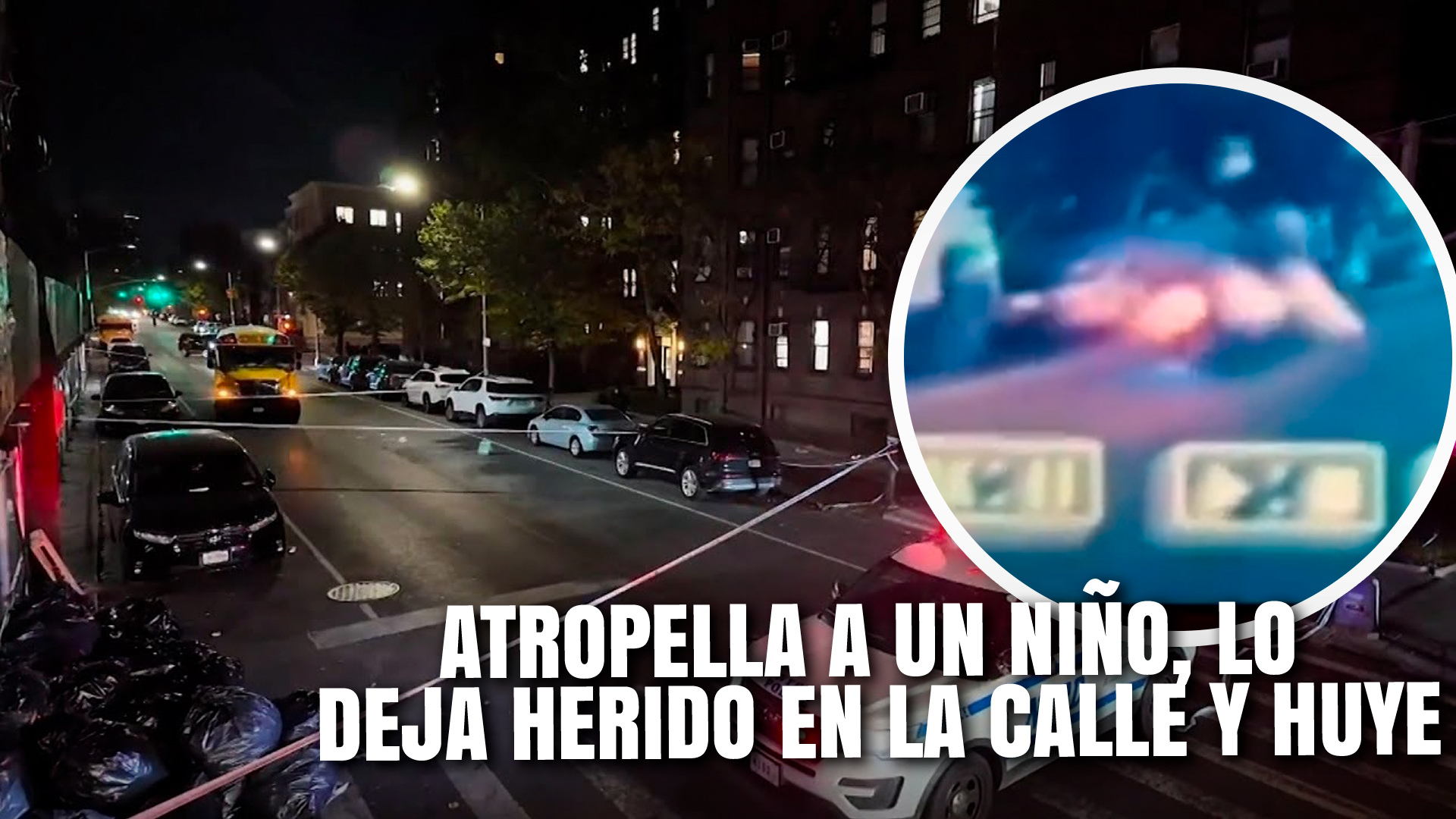 New York: Un Motociclista Atropella A Un Niño, Lo Deja Herido En La Calle Y Huye