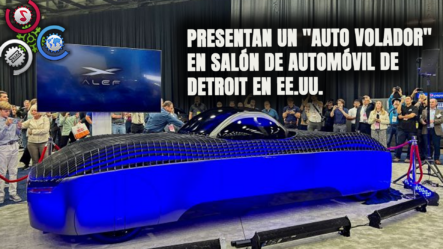 Presentan Un “AUTO VOLADOR”  En Salón Del Automóvil De Detroit En EE.UU.