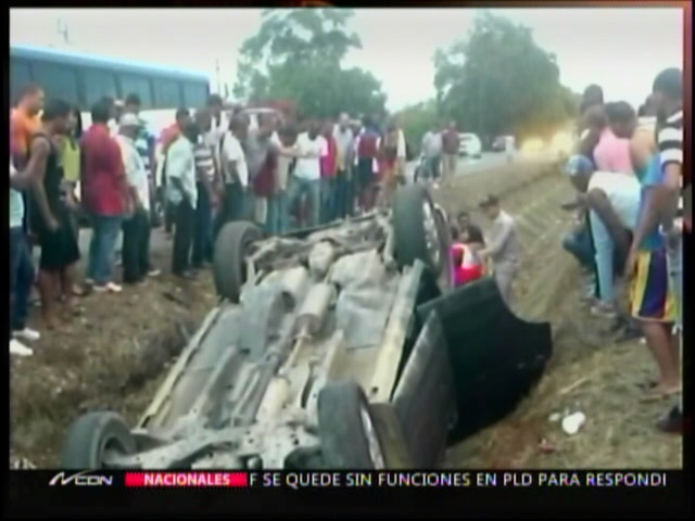 Grave Accidente En La Autopista Duarte