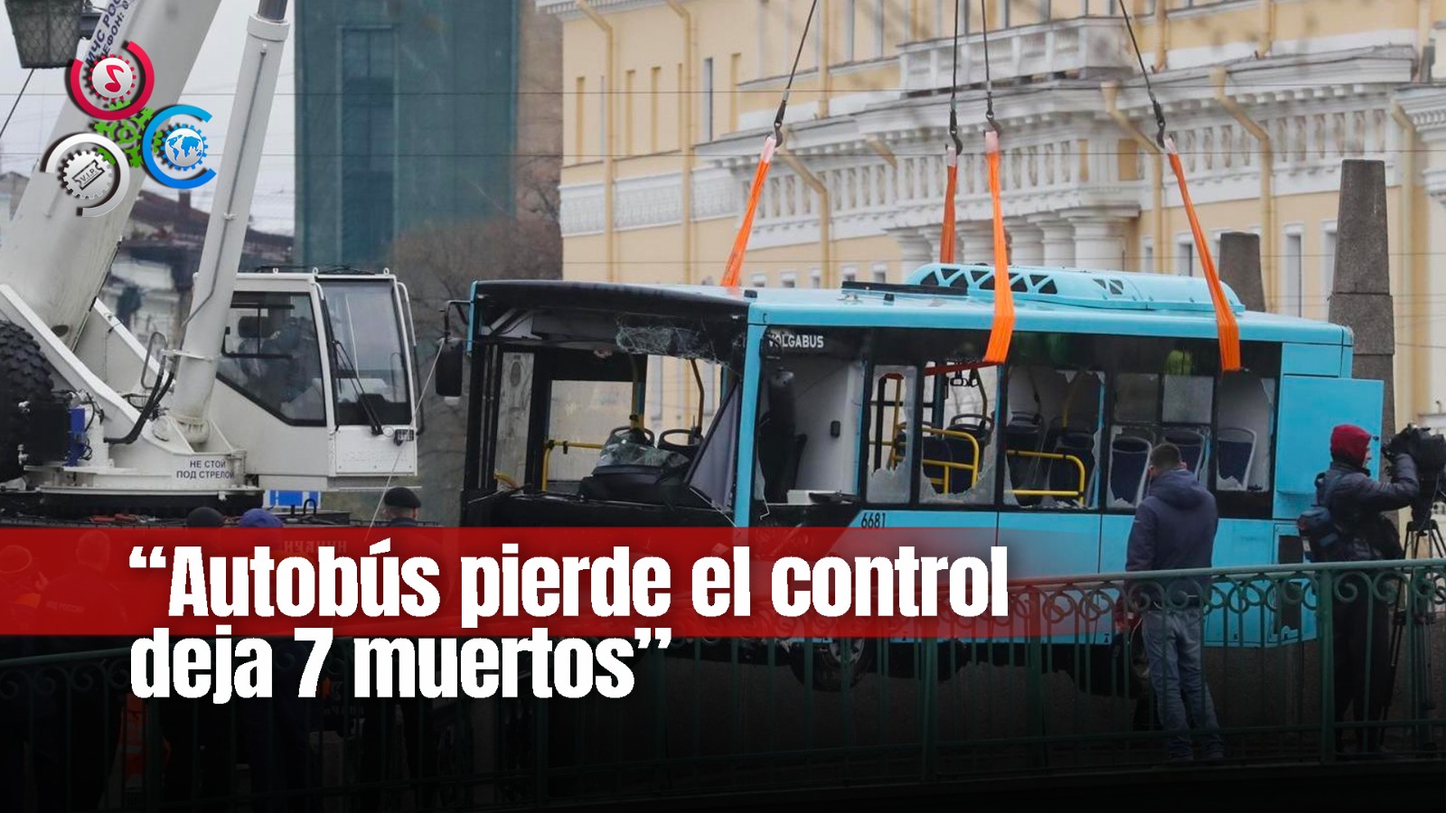 Autobús Fuera De Control Cae A Un Río En Rusia Y Reportan Víctimas Fatales