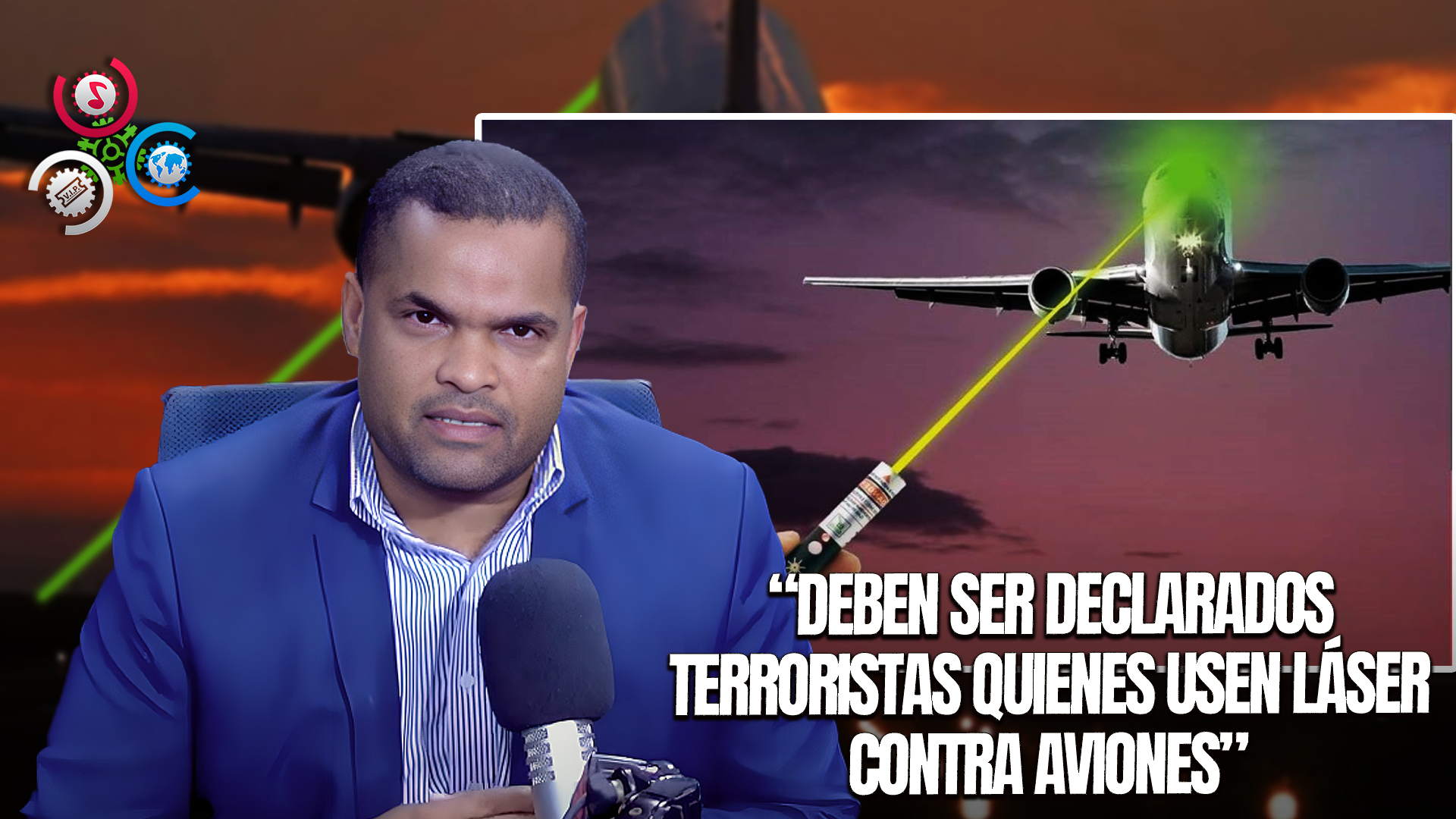 Valentín Pérez Exige Mano Dura Por Uso De Láser Contra Aviones: “Un Acto Que Pone En Riesgo Al País Entero”