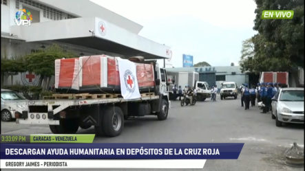 Descargan Ayuda Humanitaria En Depósitos De La Cruz Roja Venezolana