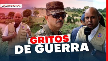 Militares Dominicanos RODEAN FRONTERA🔴 Haitianos Se Agrupan Para Defender Desvío Del Rio