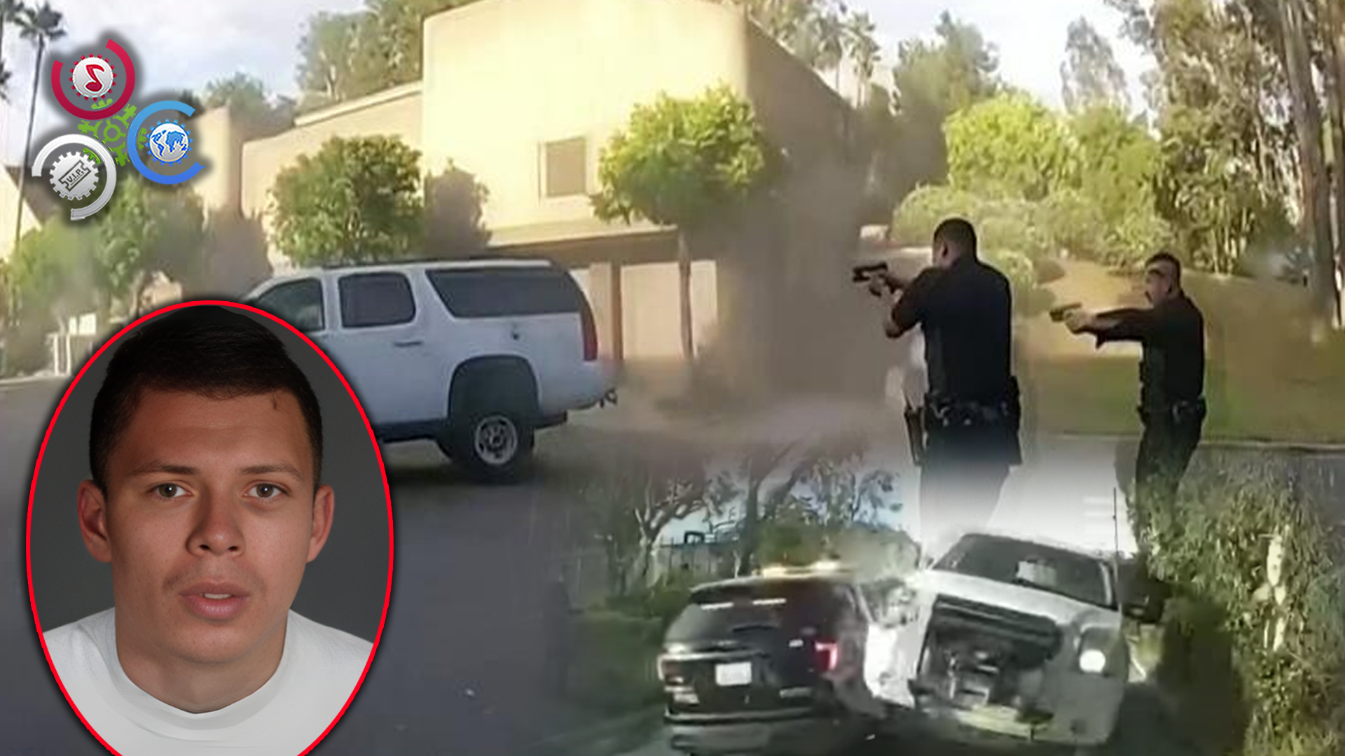 Persecución Terminó En APARATOSO ACCIDENTE Y BALACERA En Los ÁNGELES