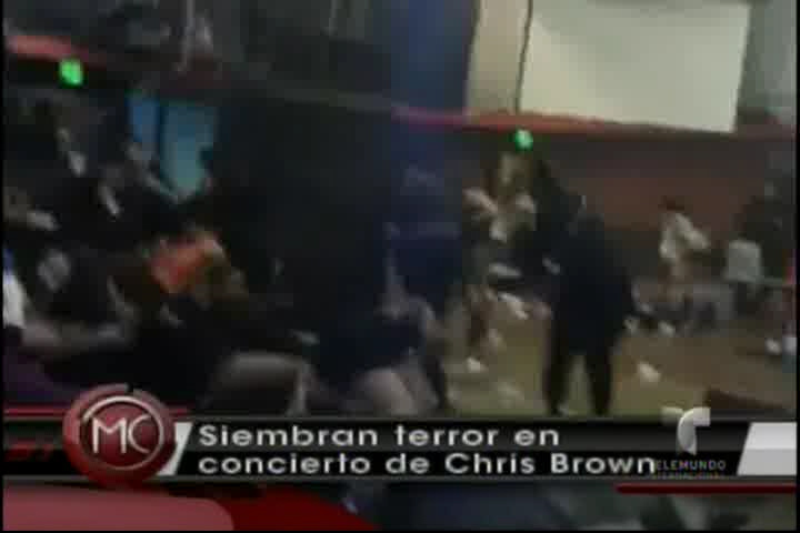 Se Armó Una Balacera En Concierto De Chris Brown