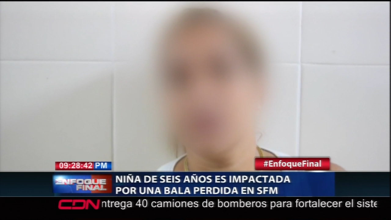 Una Niña De 6 Años Es Impactada En Una Mejilla Por Una Bala Perdida En SFM