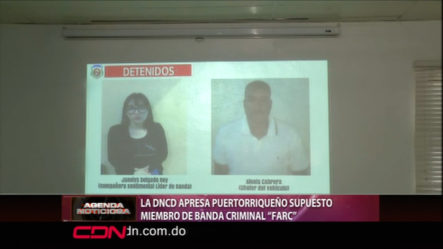 La DNCD Apresa Puertorriqueño Supuesto Miembro De Banda Criminal “FARC”