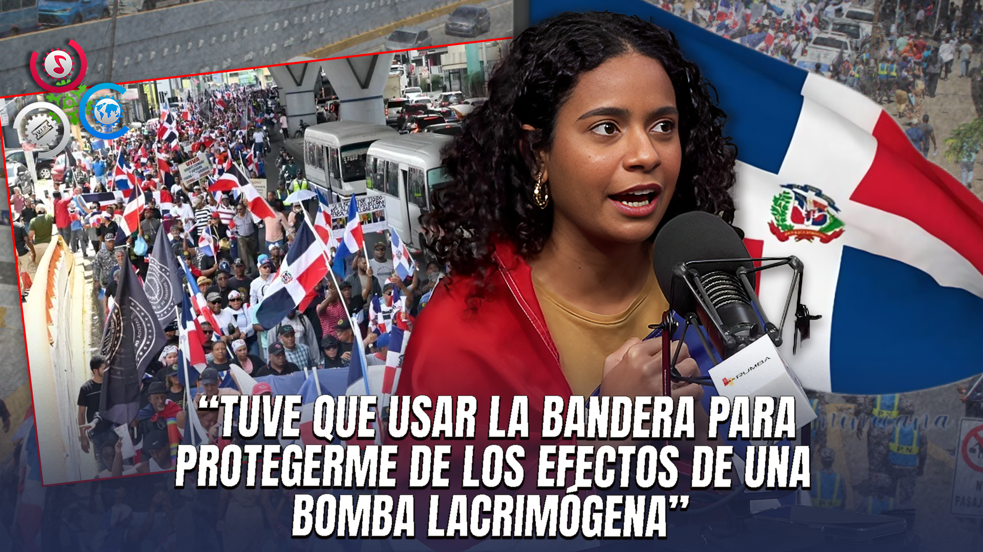 “Mi Bandera Dominicana Me Salvó Durante La Marcha Nacional”