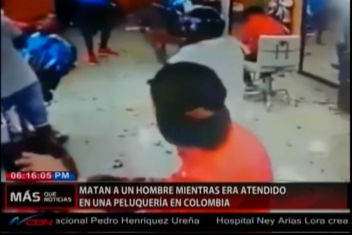 En Colombia, Un Desconocido Entra A Una Barbería Repleta De Gente Y Acaba Con La Vida De Un Cliente Mientras Le Cortaban El Cabello
