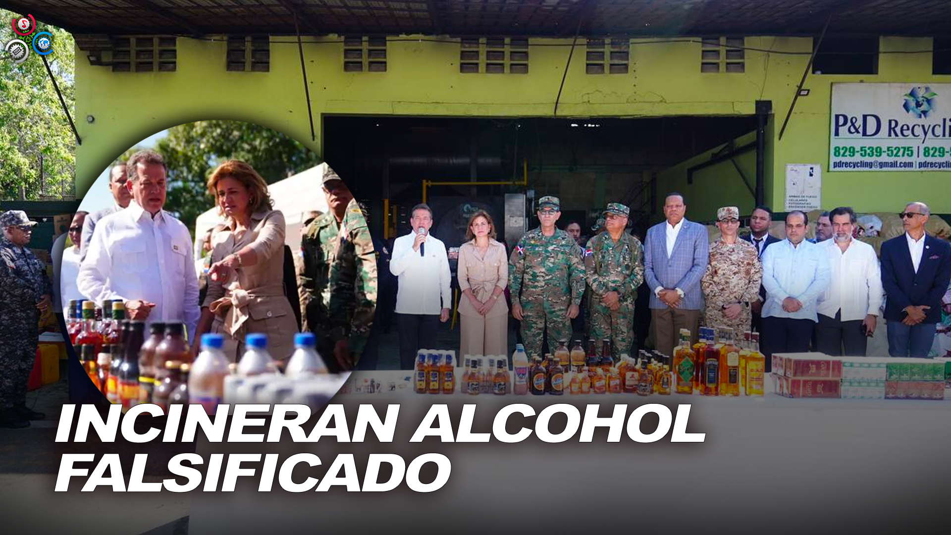 Incineran Más De 11 Millones De Cigarrillos Y 13 Mil Botellas De Alcohol Falsificado