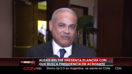 Alexis Beltré Presenta Plancha Con Que Busca La Presidencia De Acroarte