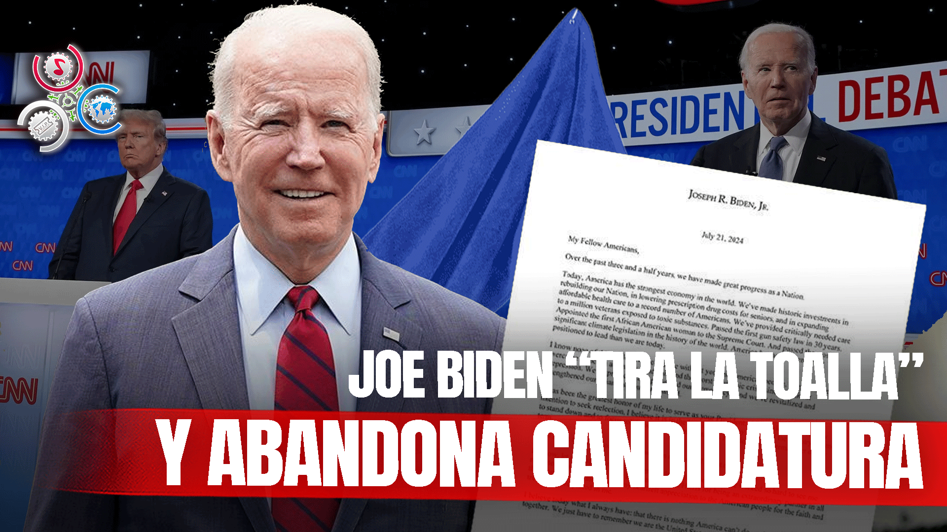 Joe Biden Se Retira De Su Candidatura Presidencial Y Designa A Kamala Harris Como Sucesora
