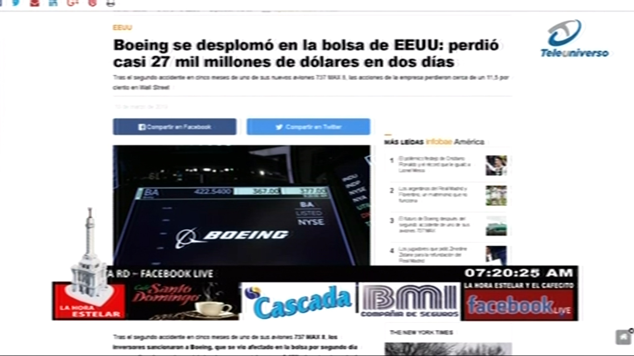 Boeing Presenta Solución Para Su Modelo 737 Max 8