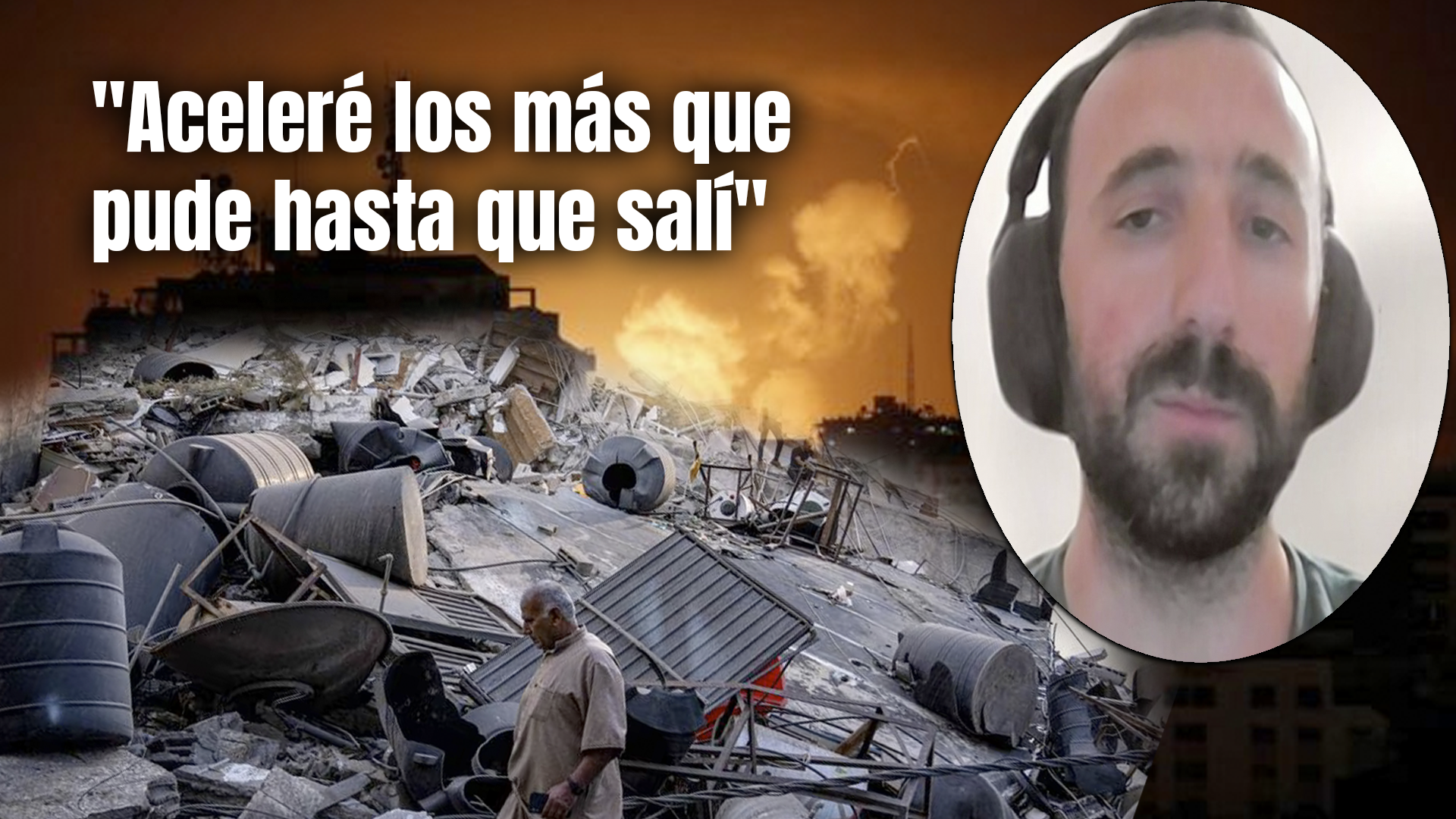 Hombre Dice Cómo Huyó Con Su Familia De Los Bombardeos De Israel Y Gaza