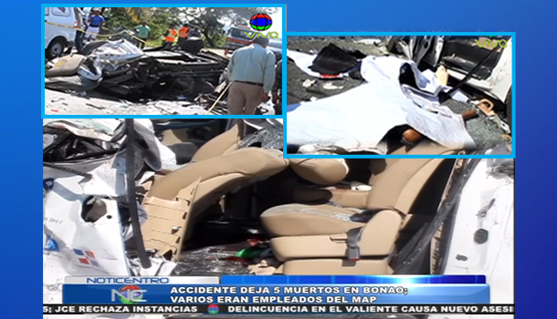 5 Muertos Es El Saldo De Accidente En Bonao