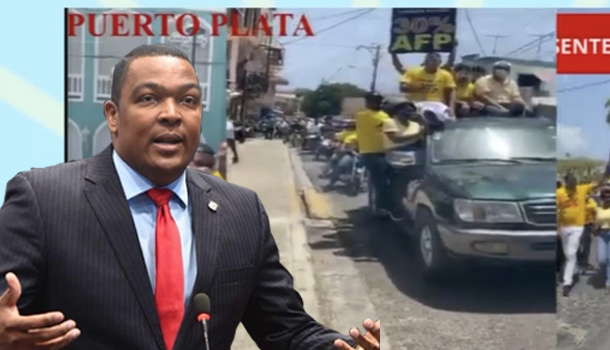 Botello Vuelve Y Lo Hace, Marcha Con Multitud En Puerto Plata Por El 30%