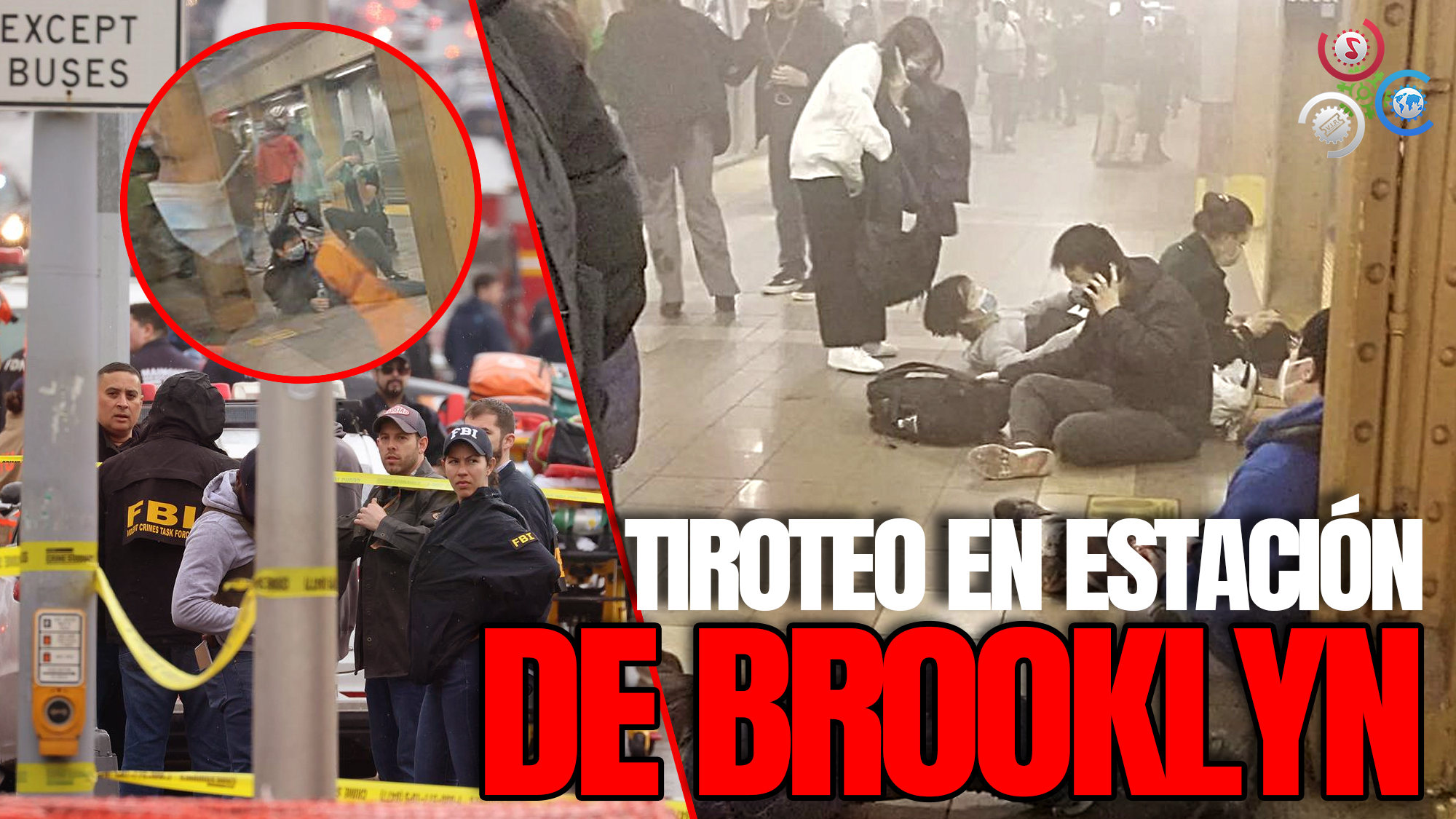 (Sensible) Imágenes De Lo Que Se Vivió Durante Tiroteo En Estación De Tren En Brooklyn, New York