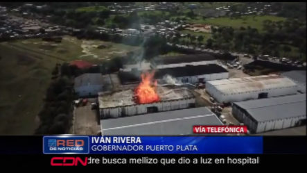 Más Detalles Sobre El Incendio Que Afectó El Área De Depósito De La Compañía Brugal En Puerto Plata