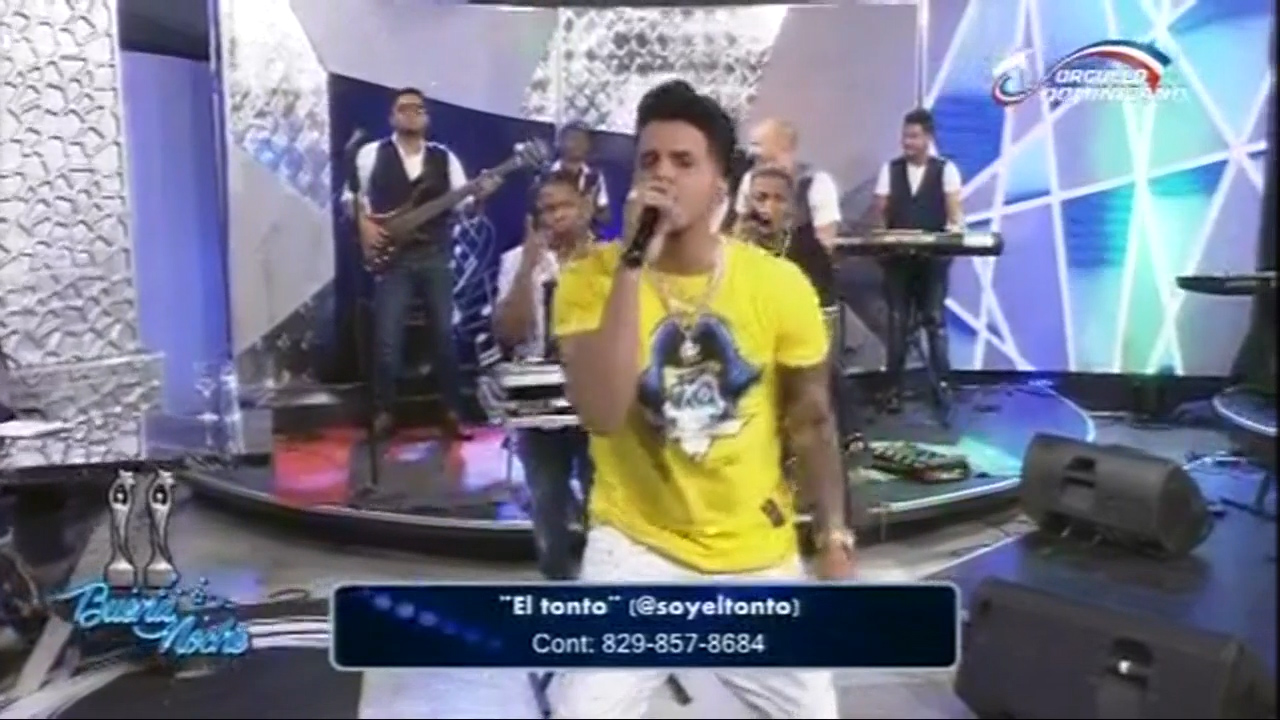 Presentación Musical De El Tonto En Buena Noche TV