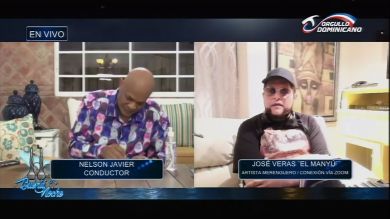 Entretenida Entrevista Con Jose Veras “EL MANYÚ” | Buena Noche