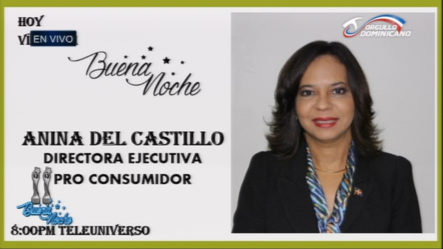 Anina Del Castillo Dir. Ejecutiva De Pro Consumidos Nos Orienta En Buena Noche